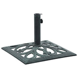 Umbrella Base Green 12 kg 49 cm Cast Iron - Top-Down View