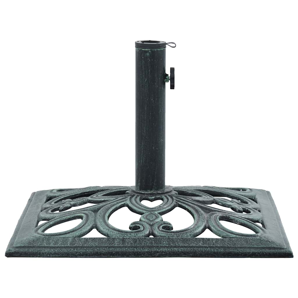 Umbrella Base Green 12 kg 49 cm Cast Iron