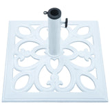 Umbrella Base White 12 kg 49 cm Cast Iron - Rear View