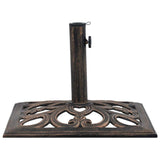 Umbrella Base Bronze 12 kg 49 cm Cast Iron