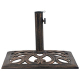 Umbrella Base Bronze 12 kg 49 cm Cast Iron - Side View