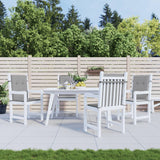 Garden Lowback Chair Cushions 4 pcs Grey Oxford Fabric