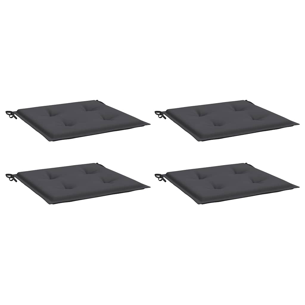 Garden Chair Cushions 4 pcs Anthracite 40x40x4 cm Oxford Fabric