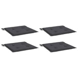 Garden Chair Cushions 4 pcs Anthracite 40x40x4 cm Oxford Fabric