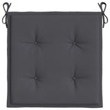 Garden Chair Cushions 4 pcs Anthracite 40x40x4 cm Oxford Fabric