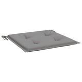 Garden Chair Cushions 4 pcs Grey 40x40x4 cm Oxford Fabric