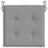 Garden Chair Cushions 4 pcs Grey 40x40x4 cm Oxford Fabric