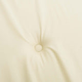 Garden Chair Cushions 4 pcs Cream 40x40x4 cm Oxford Fabric - Close-Up Angle