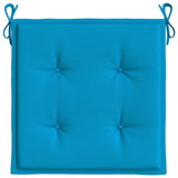 Garden Chair Cushions 4 pcs Blue 40x40x3 cm Oxford Fabric