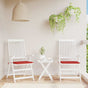 Garden Chair Cushions 2 pcs Red 50x50x3 cm Oxford Fabric
