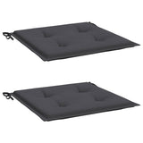 Garden Chair Cushions 2 pcs Anthracite 50x50x4 cm Oxford Fabric