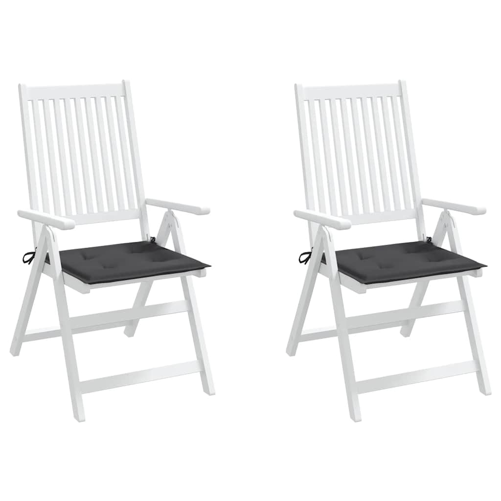 Garden Chair Cushions 2 pcs Anthracite 50x50x4 cm Oxford Fabric