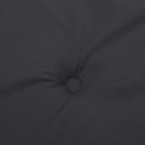 Garden Chair Cushions 2 pcs Black 50x50x4 cm Oxford Fabric