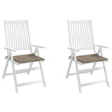 Garden Chair Cushions 2 pcs Taupe 50x50x4 cm Oxford Fabric