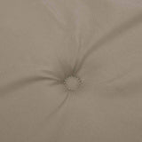 Garden Chair Cushions 2 pcs Taupe 50x50x4 cm Oxford Fabric