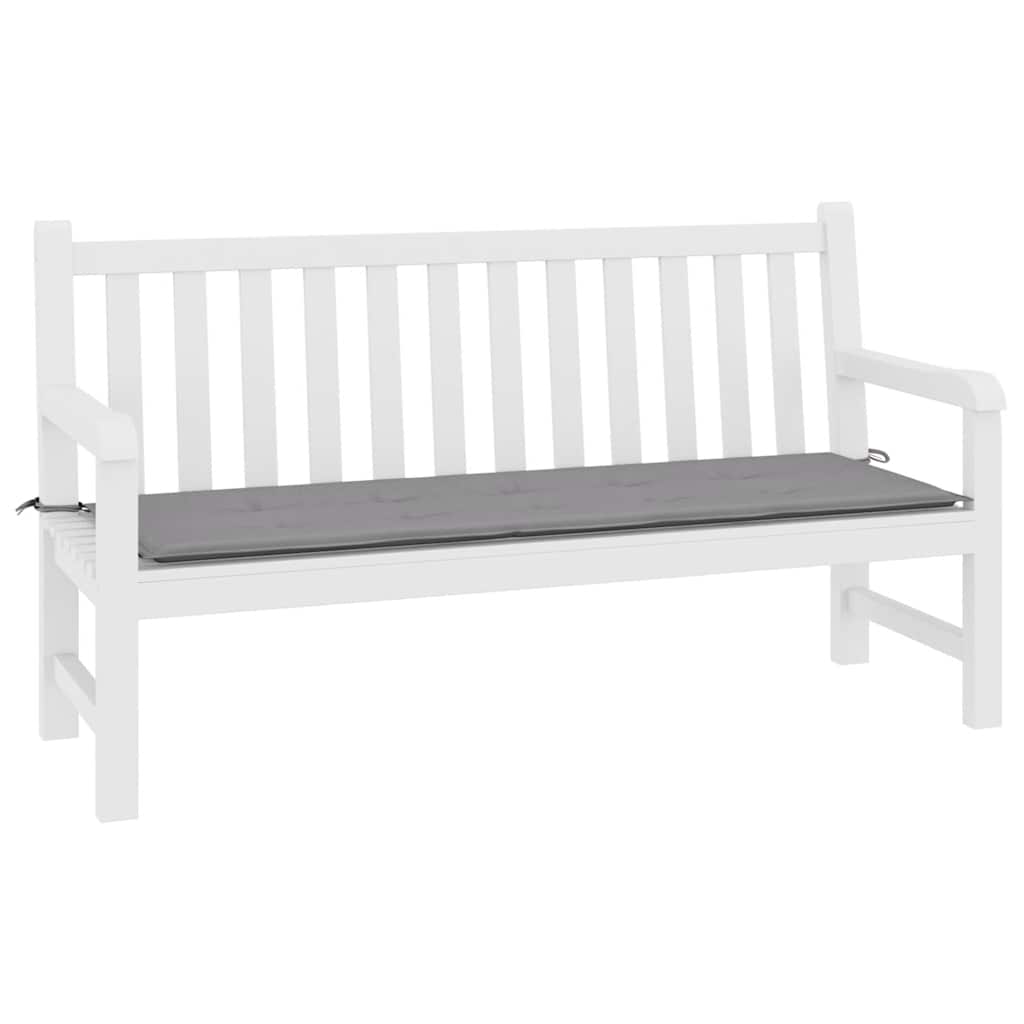 Garden Bench Cushion Grey 200x50x3 cm Oxford Fabric