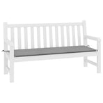Garden Bench Cushion Grey 200x50x3 cm Oxford Fabric