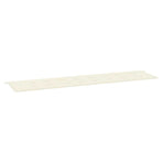 Garden Bench Cushion Cream 200x50x3 cm Oxford Fabric