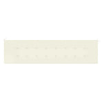 Garden Bench Cushion Cream 200x50x3 cm Oxford Fabric