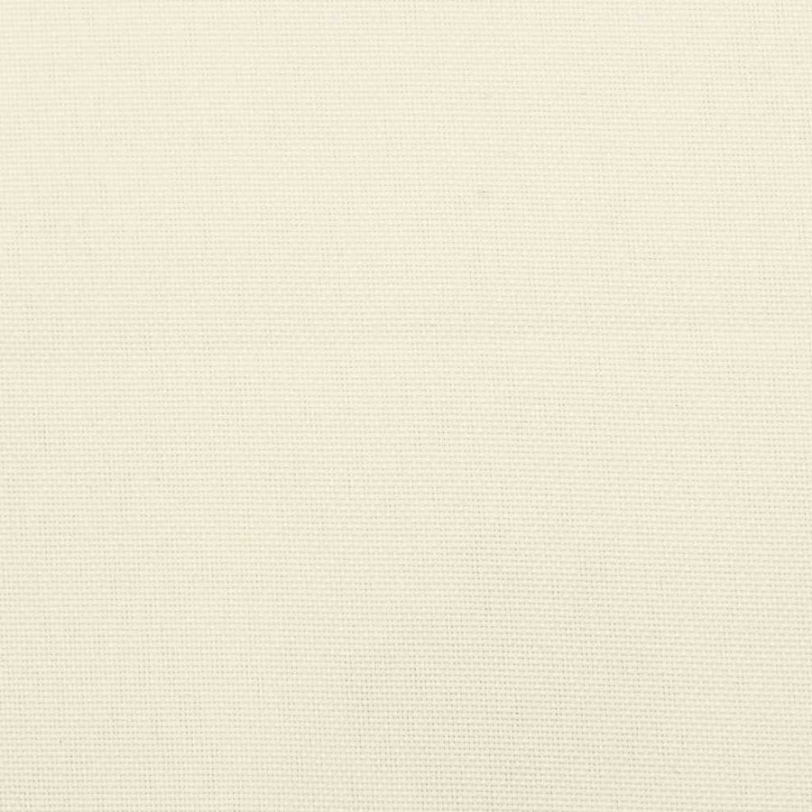Garden Bench Cushion Cream 200x50x3 cm Oxford Fabric