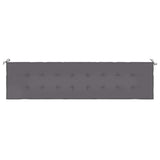 Garden Bench Cushion Anthracite 200x50x3 cm Oxford Fabric