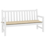 Garden Bench Cushion Beige 200x50x3 cm Oxford Fabric