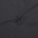 Garden Bench Cushion Black 100x50x3 cm Oxford Fabric