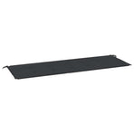Garden Bench Cushion Black 150x50x3 cm Oxford Fabric