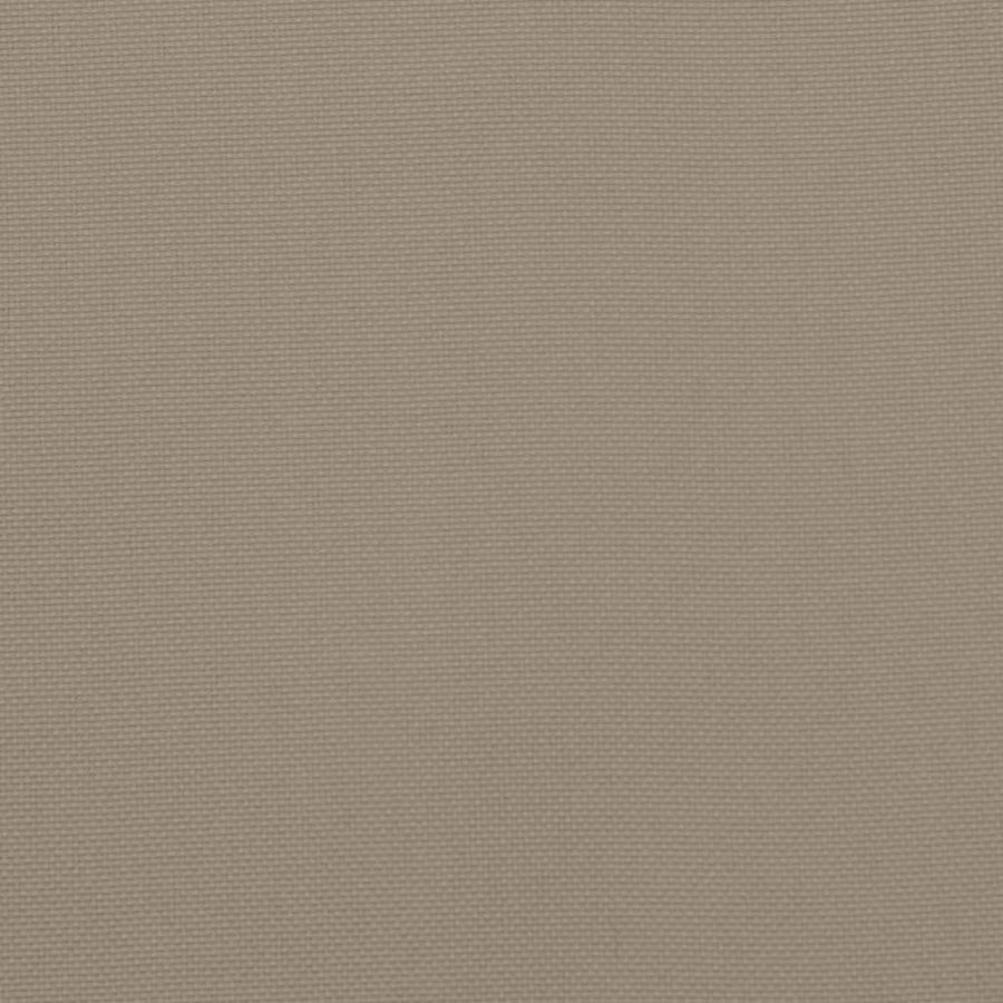 Garden Bench Cushion Taupe 100x50x3 cm Oxford Fabric