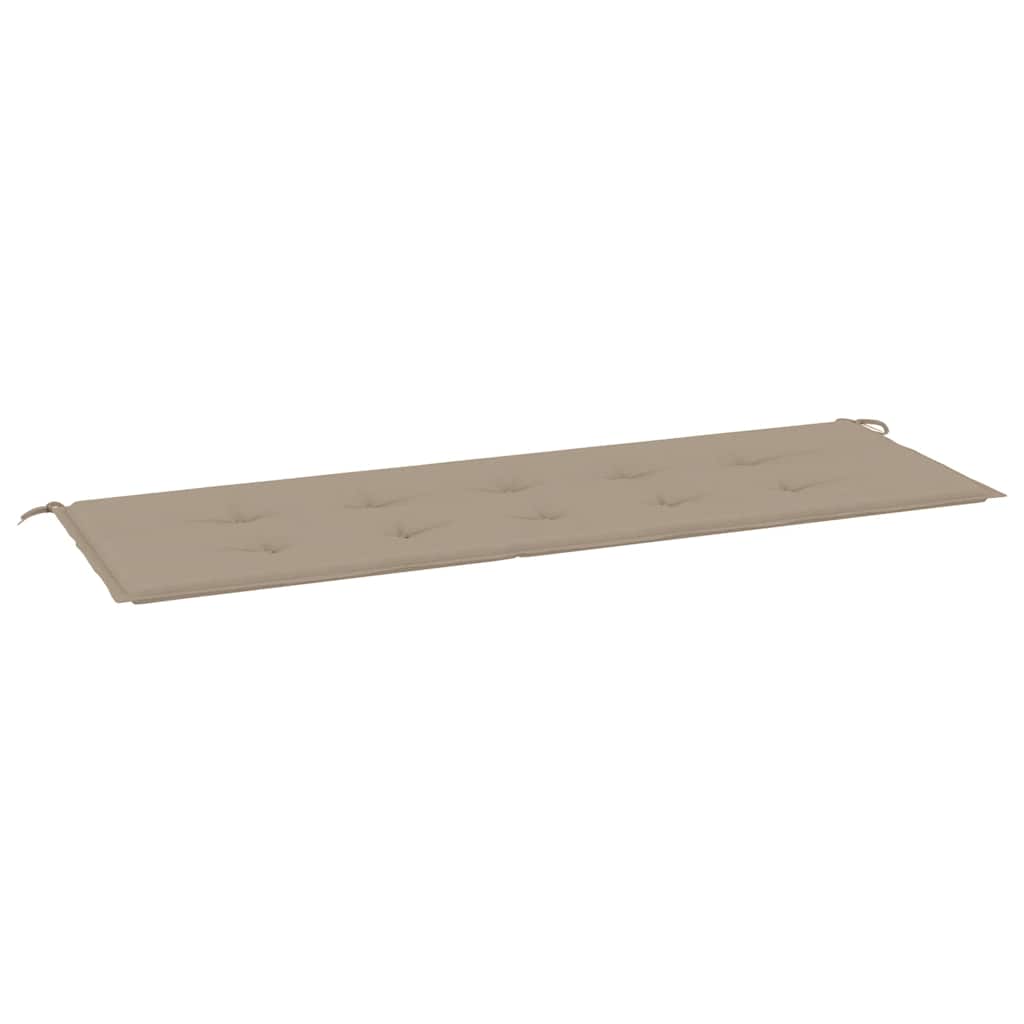 Garden Bench Cushion Taupe 150x50x3 cm Oxford Fabric