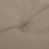 Garden Bench Cushion Taupe 150x50x3 cm Oxford Fabric
