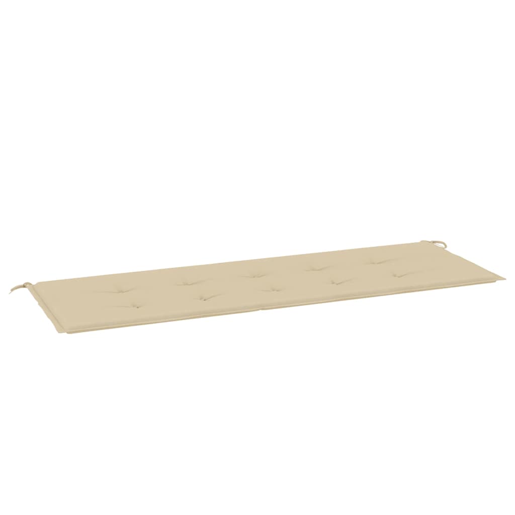 Garden Bench Cushion Beige 150x50x3 cm Oxford Fabric