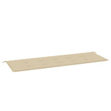 Garden Bench Cushion Beige 150x50x3 cm Oxford Fabric
