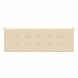 Garden Bench Cushion Beige 150x50x3 cm Oxford Fabric