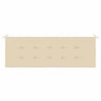 Garden Bench Cushion Beige 150x50x3 cm Oxford Fabric