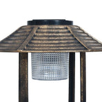 Decorative Birdbath with Solar Powered LED Lights Plastic