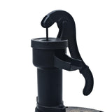 Garden Water Fountain Barrel with Pump - 45-Degree Angle
