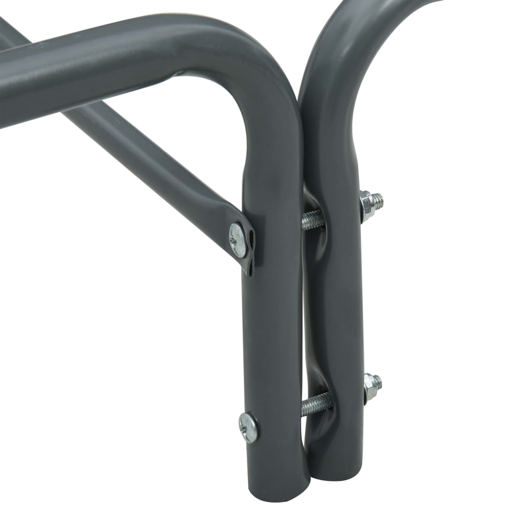 Firewood Rack Anthracite 120x35x120 cm Steel