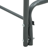 Firewood Rack Anthracite 120x35x120 cm Steel - Low Angle