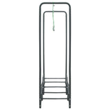 Firewood Rack Anthracite 240x35x120 cm Steel - 45-Degree Angle