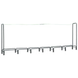 Firewood Rack Anthracite 360x35x120 cm Steel - Side View