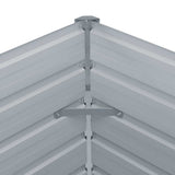 Raised Garden Bed 160x80x45 cm Galvanised Steel Anthracite