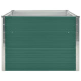 Raised Garden Bed 160x80x45 cm Galvanised Steel Green