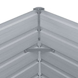 Raised Garden Bed 160x80x45 cm Galvanised Steel Green
