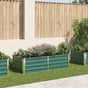 Raised Garden Bed 160x80x45 cm Galvanised Steel Green