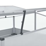 Greenhouse Green 100x100x77 cm Galvanised Steel - 45-Degree Angle