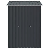 Garden Storage Shed Anthracite Steel 204x132x186 cm