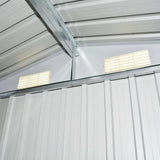 Garden Storage Shed Anthracite Steel 204x132x186 cm - Extra Image