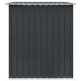 Garden Storage Shed Anthracite Steel 257x205x178 cm
