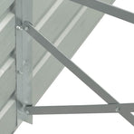Garden Raised Bed Galvanised Steel 480x80x45 cm Anthracite